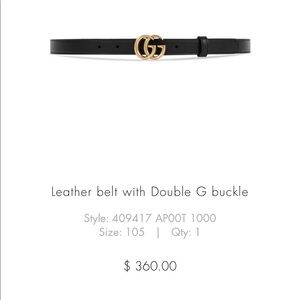 Gucci  belt-authentic/never worn/tried on!
